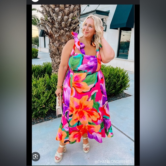 Show Me Your Mumu Garden Midi Dress - Picture 2 of 6
